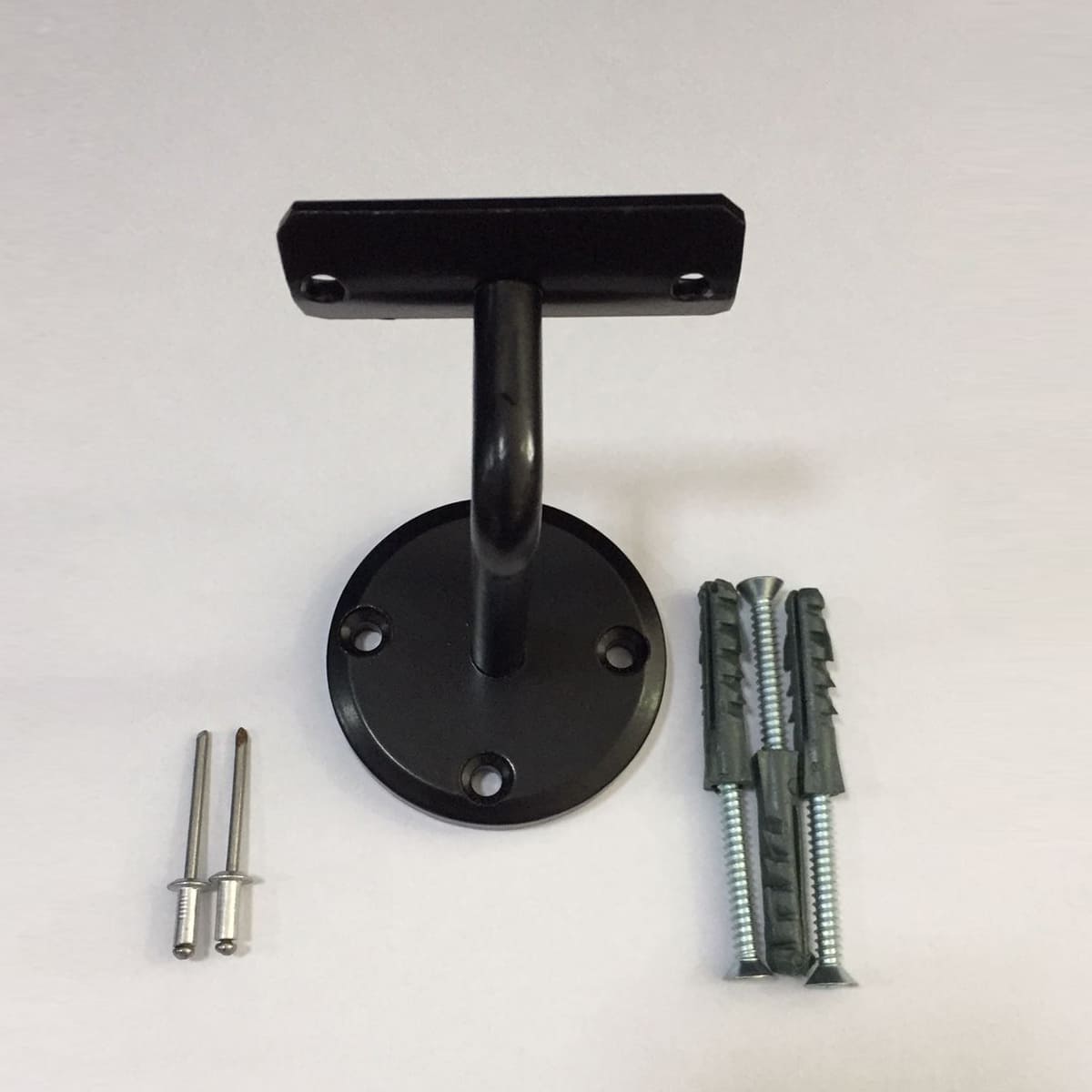 FIXADOR PARA CORRIMÃO PRETO DE PAREDE 