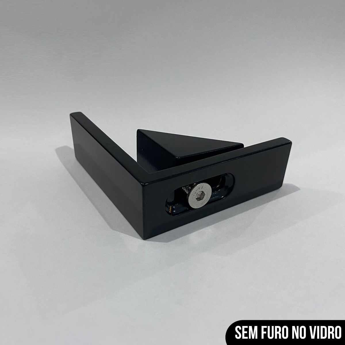 UNIÃO DE VIDRO CANTO 90º