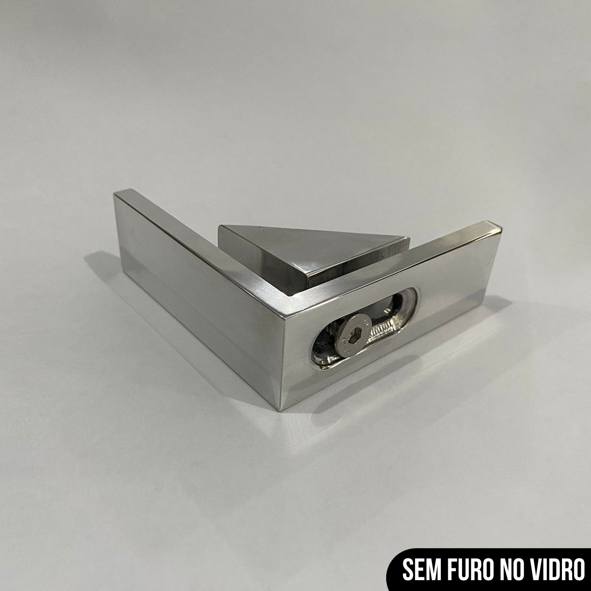 UNIÃO DE VIDRO CANTO 90º	