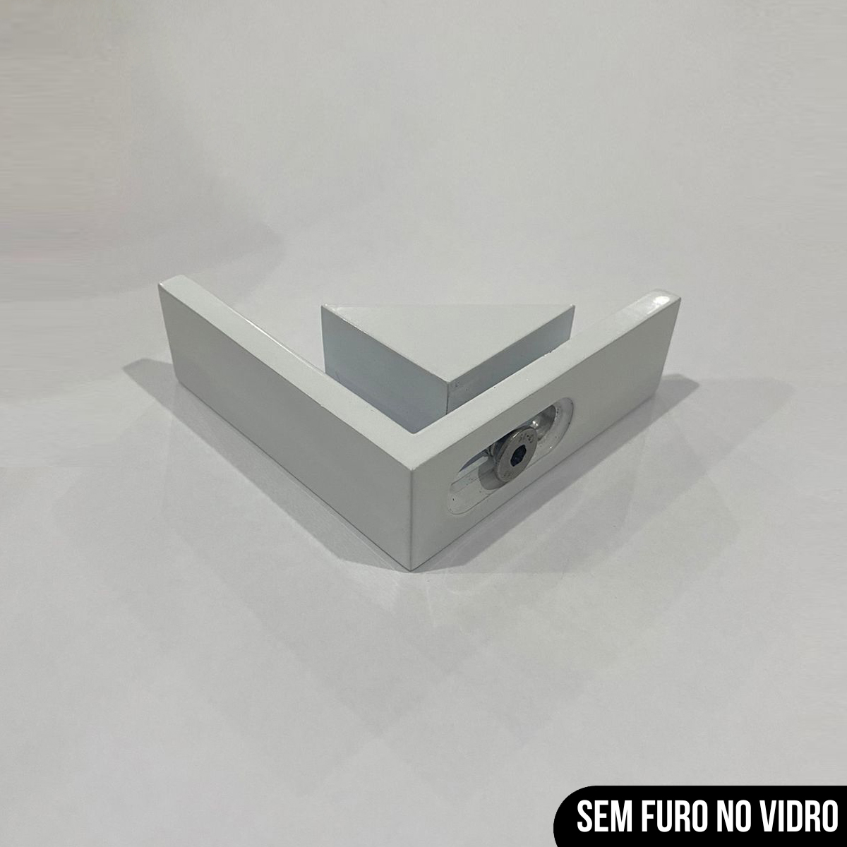 UNIÃO DE VIDRO CANTO 90º
