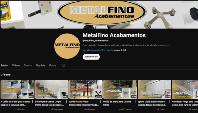 Conheça o Canal da MetalFino no YouTube
